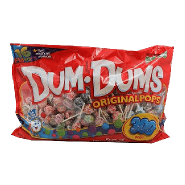 Spangler Dum Dums Lollipops 1.44kg (300 piece) (51oz)