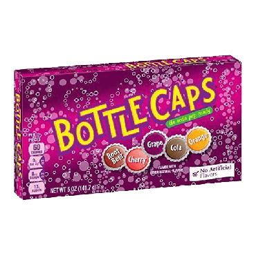Wonka Bottle Caps Theatre Box 141.7g (5oz) (Box of 10)
