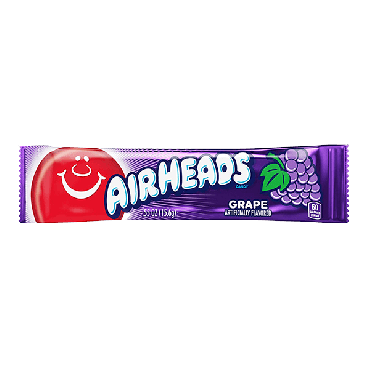 Air Heads Singles Grape 16g (0.55oz) (Box of 36)