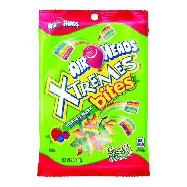 Air Heads Xtremes Rainbow Berry Bites 170g (6oz) (Box of 12)
