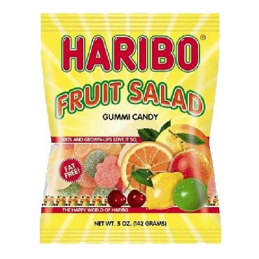 Haribo Fruit Salad 142g (5oz) (Box of 12)