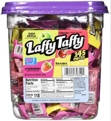 Laffy Taffy Assorted 145 x 10g Tub (145 x 0.34oz)