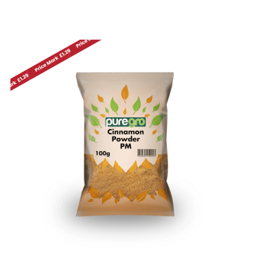 Puregro Cinnamon Powder PM £1.29 100g (Box of 10)