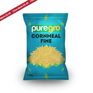 Puregro Cornmeal Fine PM £2.49 1.5kg (Box of 6)