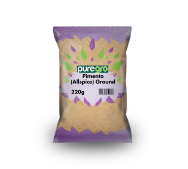 Puregro Pimento (Allspice) Ground 220g (Box of 10)