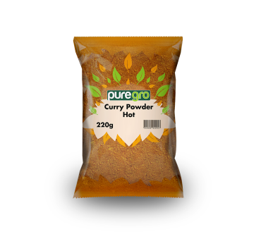 Puregro Curry Powder Hot 220g (Box of 10)