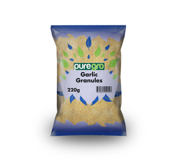 Puregro Garlic Granules 220g (Box of 10)