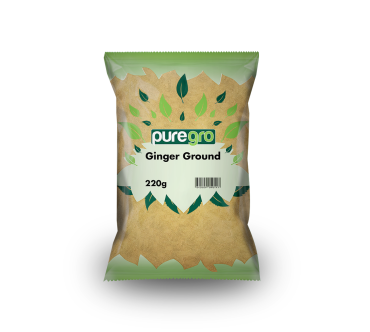 Puregro Ginger Ground 220g (Box of 10)