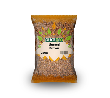 Puregro Linseed Brown 220g (Box of 10)