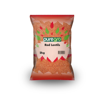 Puregro Red Lentils 2kg (Box of 6)