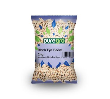 Puregro Black Eye Beans 2kg (Box of 6)