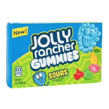 Jolly Rancher Sour Gummies Theater Box 99g (3.5oz) (Box of 11)