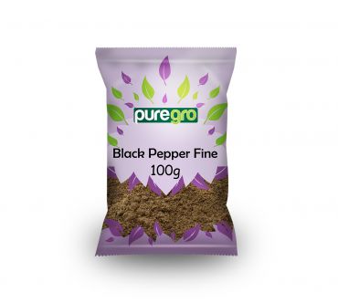Puregro Black Pepper Fine PM £1.29 100g (Box of 10)