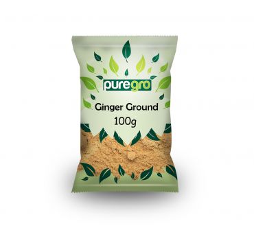 Puregro Ginger Ground 100g (Box of 10)
