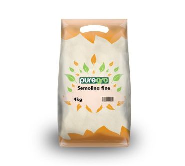 Puregro Semolina Fine 4kg (Box of 5)