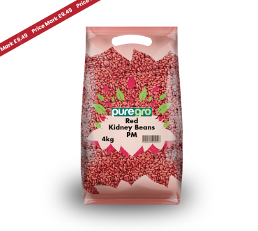 Puregro Red Kidney Beans 4kg £9.49 PMP (Box of 5)