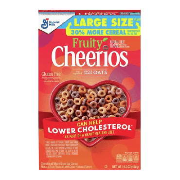 Cheerios Fruity Cereal 403g (14.2oz) (Box of 8)