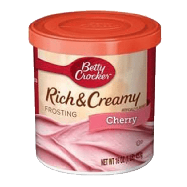 Betty Crocker Cherry Frosting 454g (16oz) (Box of 8)