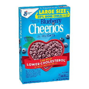 Cheerios Blueberry Cereal 402g (14.2oz) (Box of 8)