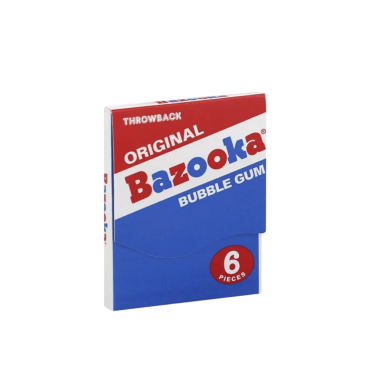 Bazooka Throwback Mini Wallet Pack 42.6g (1.5oz) (Box of 12)