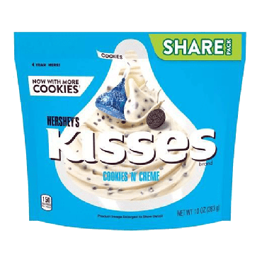 Hershey's Kisses Cookies & Crème 284g (10oz) (Box of 8)