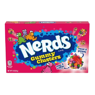 Nerds Gummy Clusters Theater Box 85g (3oz) (Box of 12)