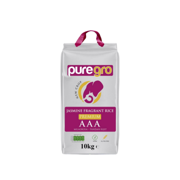 Puregro Premium Jasmine Fragrant Rice 10kg PM £14.99