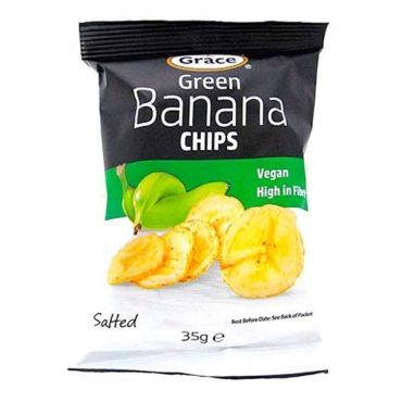 Grace Green Banana Chips 85g (Box of 9)