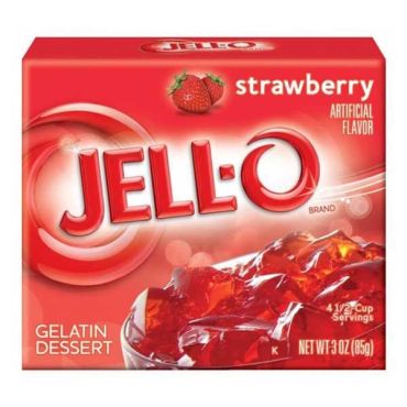 Jell-O Strawberry 85g (3oz) (Box of 24)
