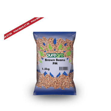 Puregro Brown Beans 1.5kg PM £7.99 (Box of 6)