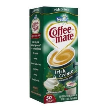 Coffee Mate Irish Creme Liquid 50 Count 10.60g (0.375oz) (Box of 4)