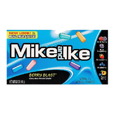 Mike & Ike Berry Blast Theater Box 141g (5oz) (Box of 12)