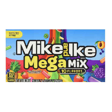Mike & Ike Mega Mix Theater Box 141g (5oz) (Box of 12)