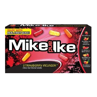 Mike & Ike Theater Box Strawberry Reunion 141g (5oz) (Box of 12)