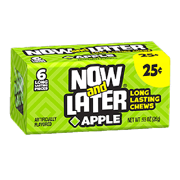 Now & Later Apple 26g (0.93oz) (Box of 24)