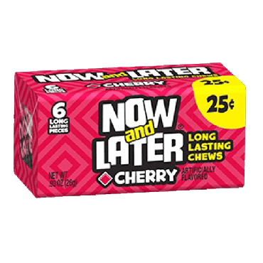 Now & Later Cherry 26g (0.93oz) (Box of 24)