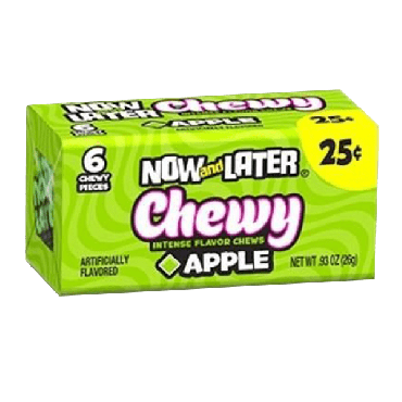 Now & Later Apple Chewy 26g (0.93oz) (Box of 24)