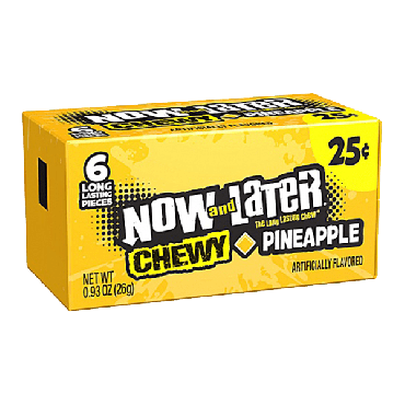 Now & Later Pineapple 26g (0.93oz) (Box of 24)