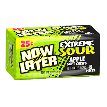Now & Later Sour Apple 26g (0.93oz) (Box of 24)