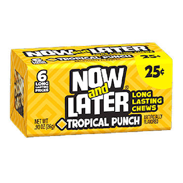 Now & Later Tropical Punch 26g (0.93oz) (Box of 24)