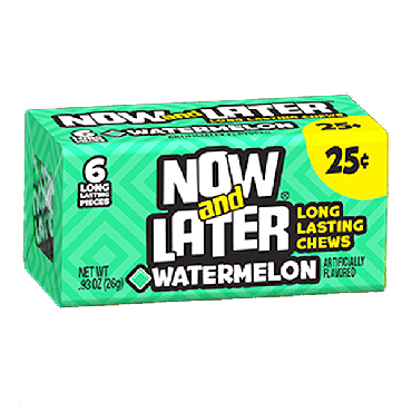 Now & Later Watermelon 26g (0.93oz) (Box of 24)