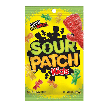 Sour Patch Kids Soft & Chewy Candy 226g (8oz) (Box of 12)