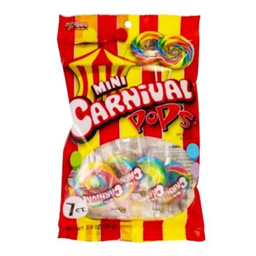 Bee Mini Carnival Pops Peg Bag 84g (2.9oz) (Box of 12)
