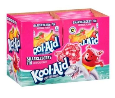 Kool Aid Sachet Sharkleberry Fin (2 Quarts) (Box of 48)