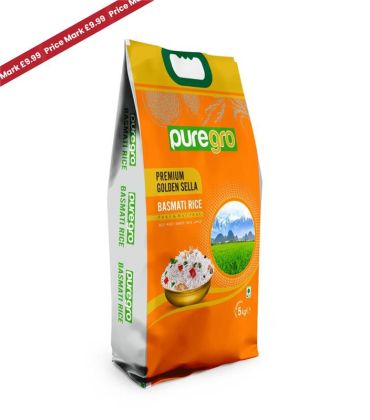 Puregro Golden Sella Basmati Rice 5kg PMP £9.99
