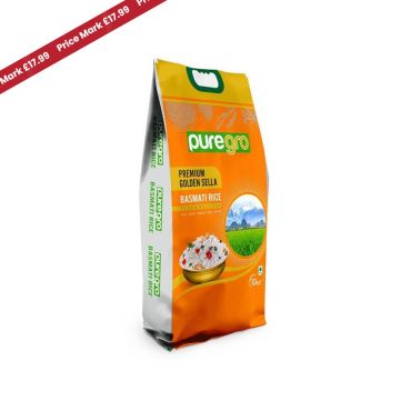 Puregro Golden Sella Basmati Rice 10kg PMP £17.99