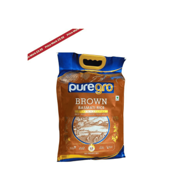 Puregro Brown Basmati Rice 5kg PMP £9.99