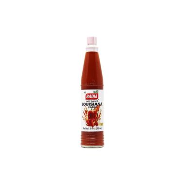 Badia Louisiana Cajun Hot Sauce 90ml (3 fl.oz) (Box of 12)