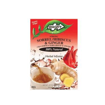 Dalgety Sorrel/Hibiscus & Ginger Tea 45g (18 Tea Bags) (Box of 6)
