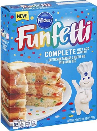 Pillsbury Funfetti Complete Pancake Mix 794g (28oz) (Box of 12)